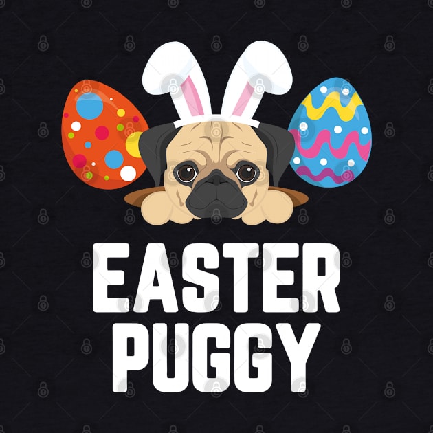 Easter Puggy Cute Dog Pug Funny Easter by trendingoriginals